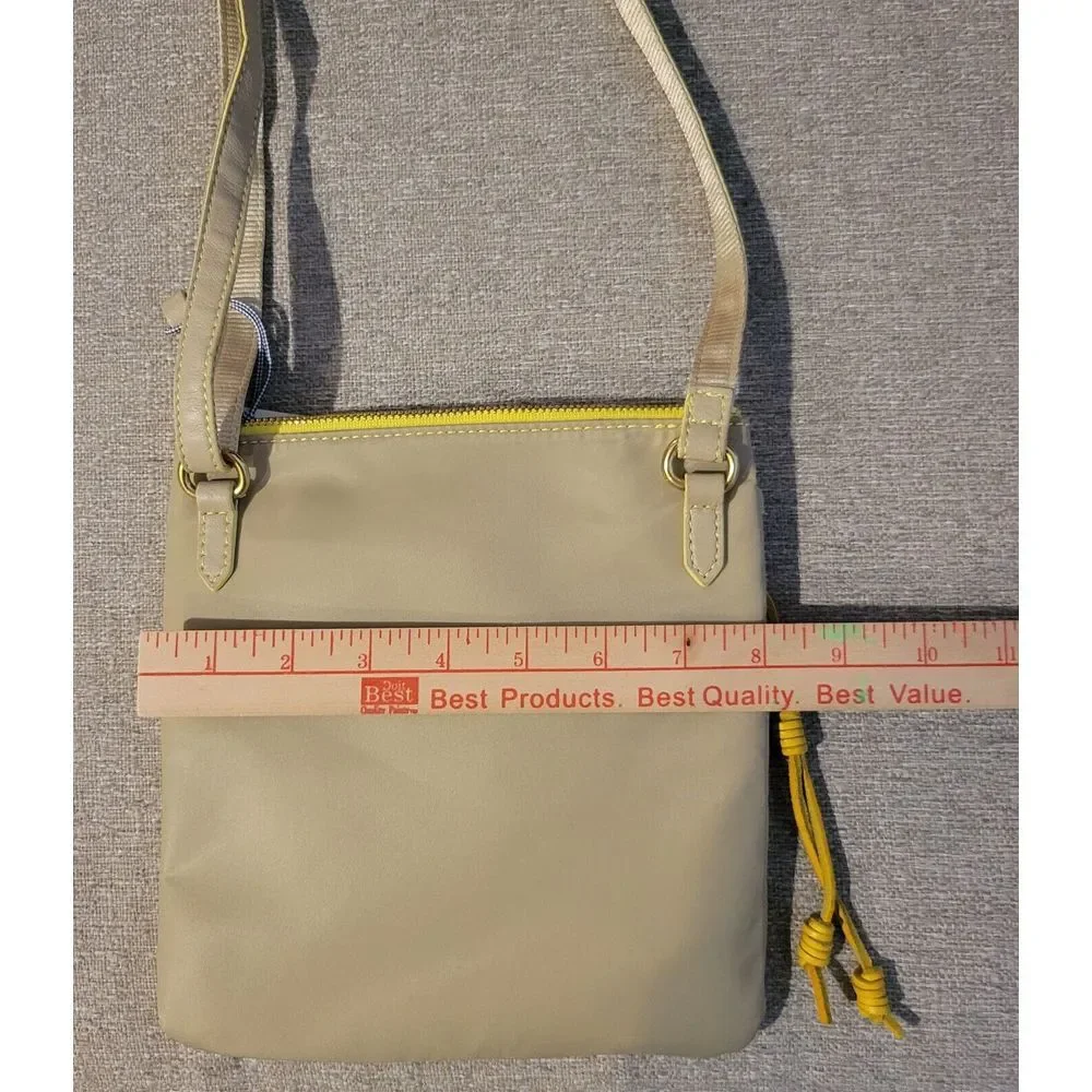 SPERRY Top-Sider Nylon Purse Leather Hardware Crossbody Bag‎ New